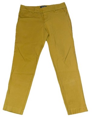 Old Navy Womens Mustard Pixie Pants - Mid-Rise - Regular fit - Size 6