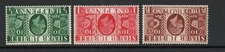 Great Britain 1935 Silver Jubilee inverted wmk 3v SG 453-455Wi Mnh. (R1060)