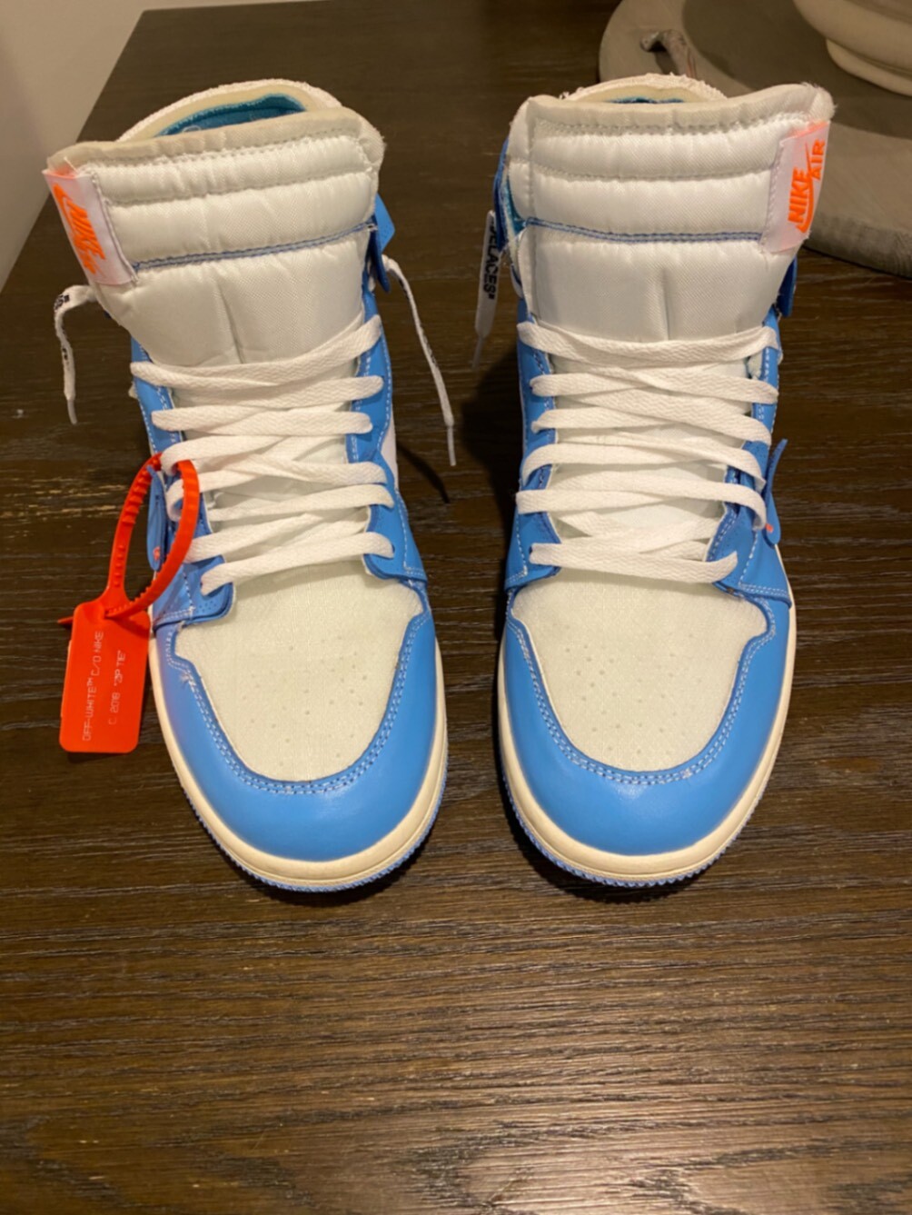 red white blue and yellow air force ones