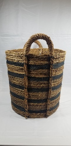 Threshold Storage Basket - Banana Bark and Paper Rope - 17 L x 15 W x 19-1/2 H - Picture 2 of 9
