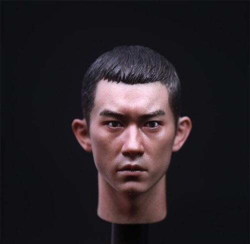 1/6 Chinese Soldier Head Sculpt for 12" Male Action Figure Body Model Toy New - 第 1/6 張圖片