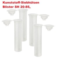4 StüCk Mea Kunststoff-SiebhüLsen Blister Sh 20-85,