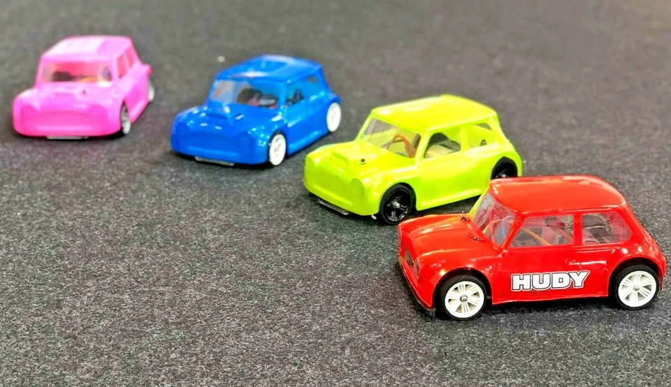 Mini Racer Hot Rod RC Kit Rennfahrwerk SCHWARZ GFK Kamtec - Bild 4 von 4