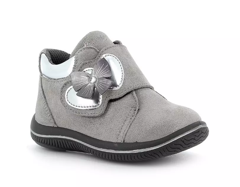PRIMIGI SCARPE POLACCHINO PRIMI PASSI BAMBINA 6355322 GRIGIO