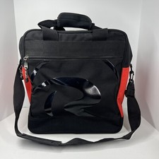 Rossignol All Terrain Equipment Messenger Bag Vtg Black Red Zipper