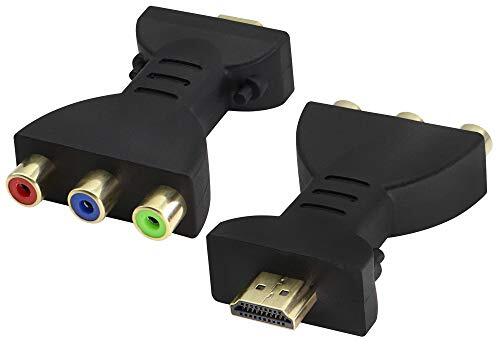 zdyCGTime 2 adattatori audio e video HDMI RCA, segnale digitale splitter (z0p)