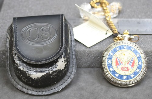 Vintage Franklin Mint Robert E. Lee Pocket Watch NEW not working #392 - 第 9/12 張圖片