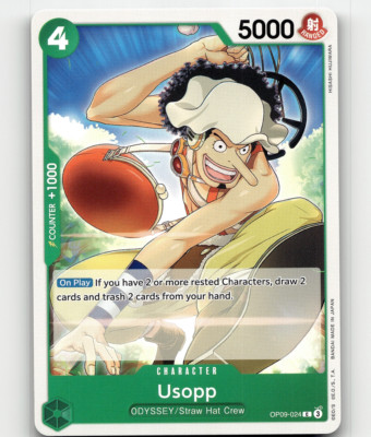Usopp’n One Piece Card Game Usopp (024) - Emperors in the New World | eBay