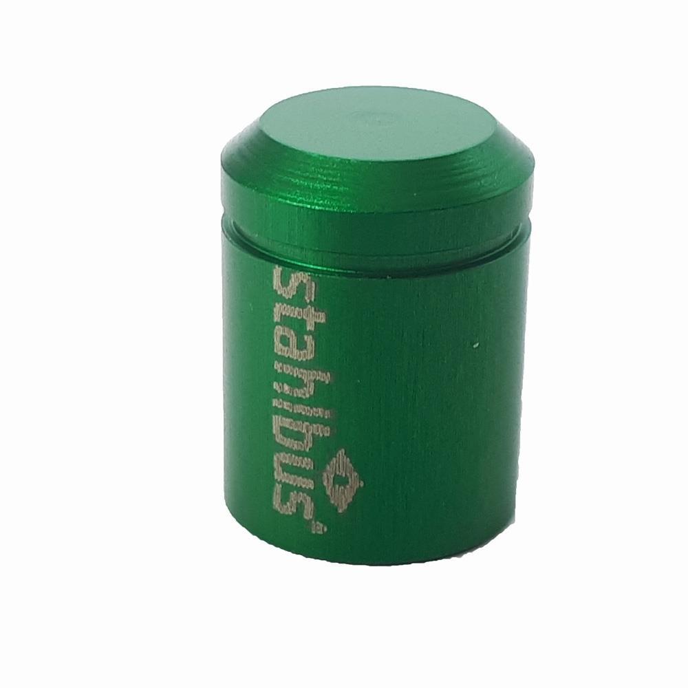 Stahlbus Groove bleeder valve cap alu green for Stahlbus bleeder screws