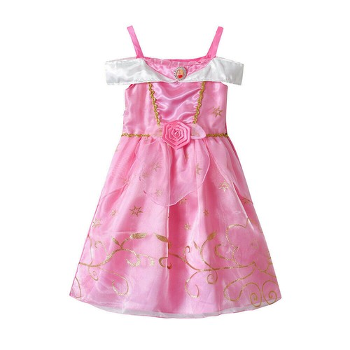 Girls Princess Cinderella Rapunzel Belle Fancy Dress Up Party Birthday Costume - Picture 27 of 161