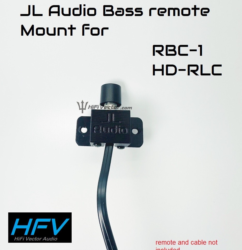Bass Knob Holder/Mount Fits JL Audio RBC-1 & HD-RLC Amplifier