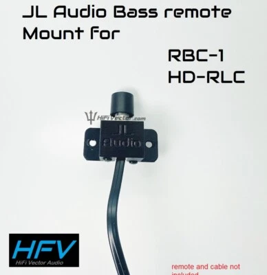 HIFI VECTOR Bass Knob Holder/Mount Fits JL Audio RBC-1 & HD-RLC Amplifier volume control