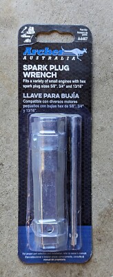 Archer Spark Plug Wrench, Fits a Variety of Small Engines 5/8  , 3/4  & 13/16 