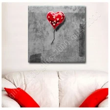 Balloon Heart Plaster by Banksy | Ready to Hang Canvas | Wall art print giclee