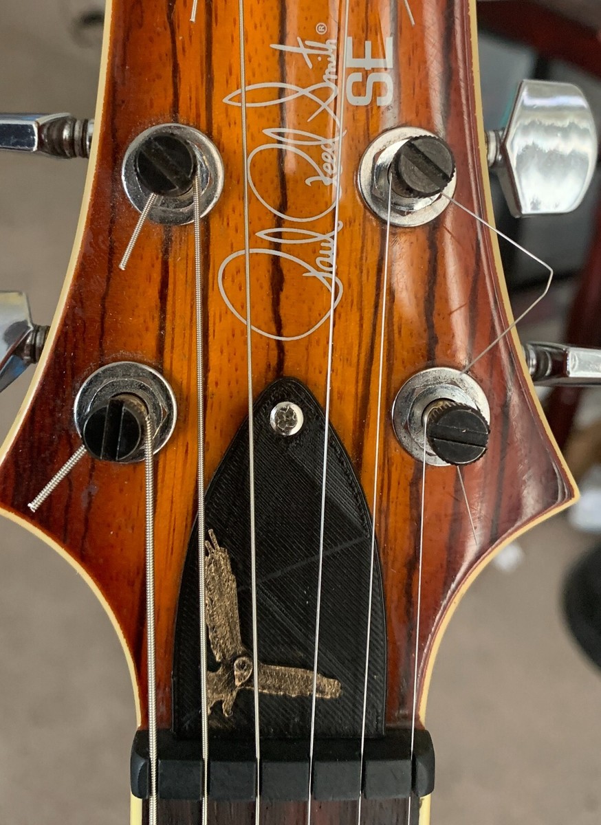 PRS　ローズ製　フレームドイーグル トラスロッドカバー PRS ローズウッド製 フレームドイーグル トラスロッドカバー