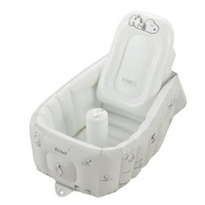 Richell Snoopy Fluffy Baby Bath Step Up for Newborns to 12 Months New From Japan