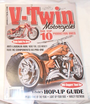 ポスター V-Twin Easyriders Motorcycles Magazine August 2008 BMS Choppers