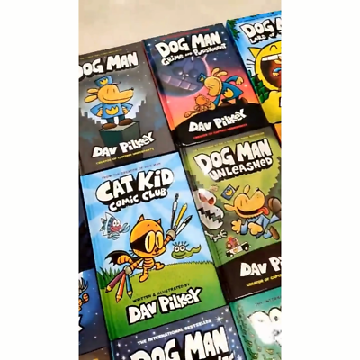 Dog Man Series Dogman Children's Collection 1-17 Books Set by Dav