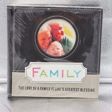 Family Photo Album Love of Family is Lifes Greatest Blessing Pleather New
