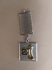 1962 Silver Space Needle Expo 21 Square Mesh