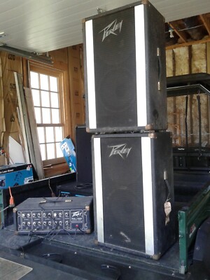 Vintage Peavey PA-120 w speaker pair, NOW PLAYING!!! | eBay