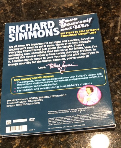 Richard Simmons - Love Yourself And Win! (DVD, 2008) - Picture 4 of 4