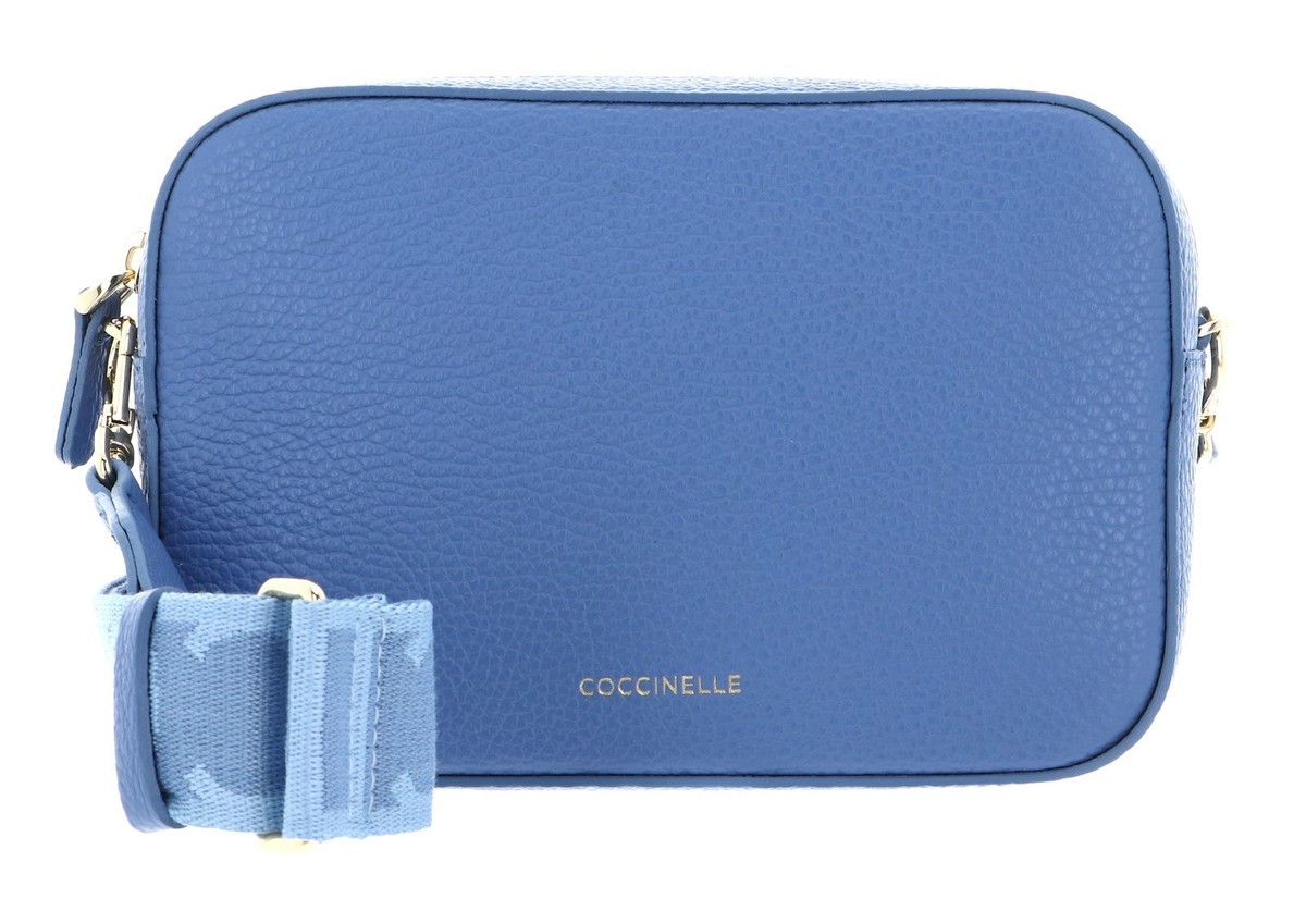 Coccinelle Tebe crossover bag S crossbody bag Azul blue New