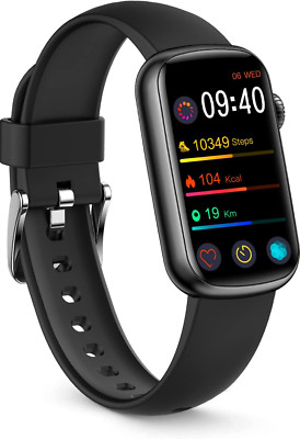 Slim Fitness Tracker with Heart Rate, Blood Oxygen, Sleep & Activity Tracking