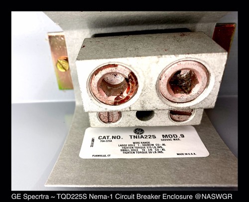 GE TQD225S Circuit Breaker Enclosure ~ 225A Amp - w/Neutral - Unused - Picture 5 of 7