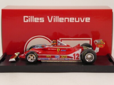 Brumm Ferrari 312 T4 #12 Gilles Villeneuve Frankreich Dijon 1979 1/43