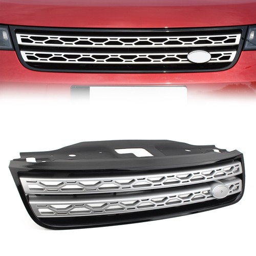 Front Bumper Air Intake Radiator Grille For Land Rover Discovery 5 17-21 Silver