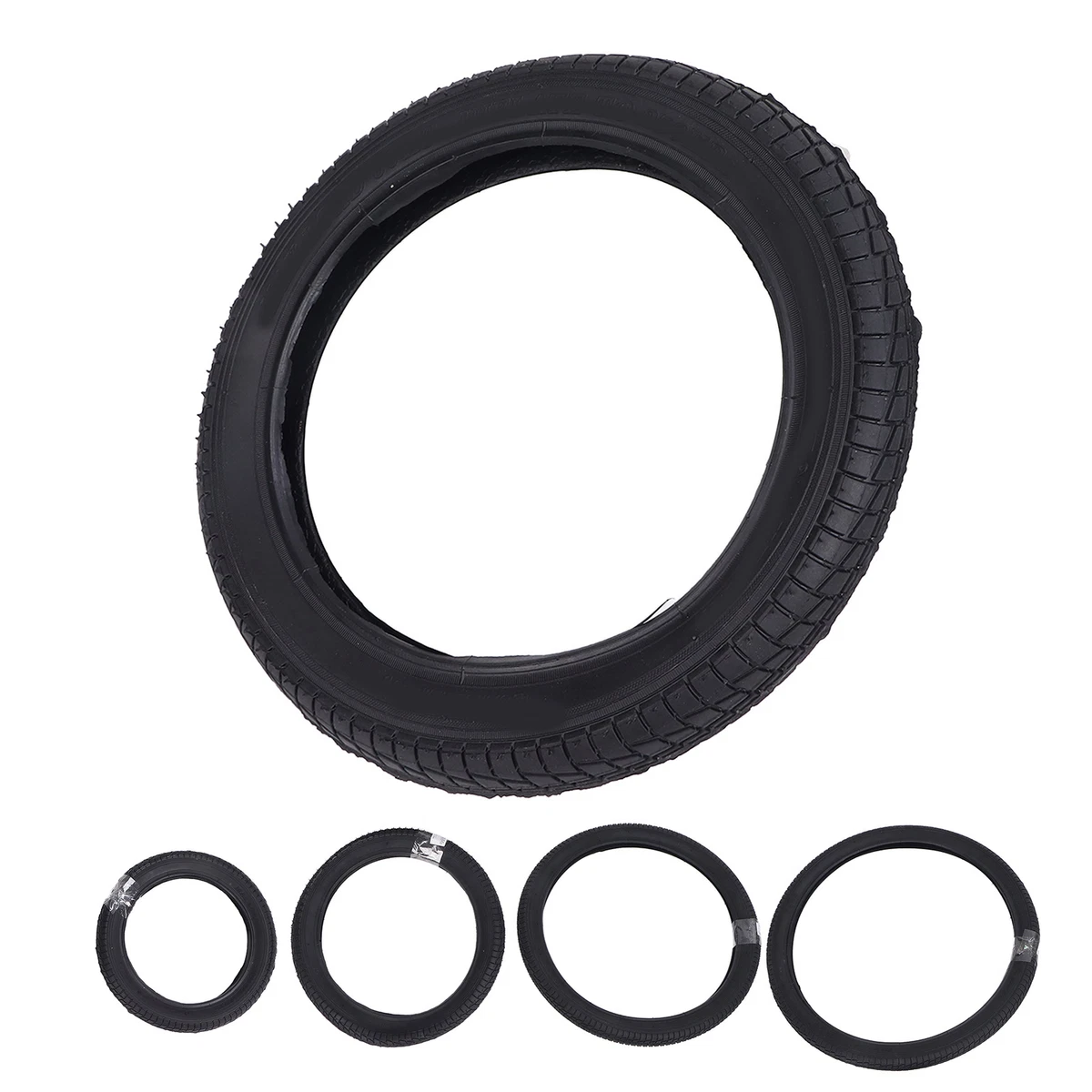 Rubber Children Bike Outer Tires Replacement Wear Resistant Kids