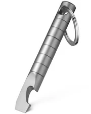 Keychain Pry Bar Titanium Mini Edc Prybar Multitool With Bottle Opener Pocket Sm