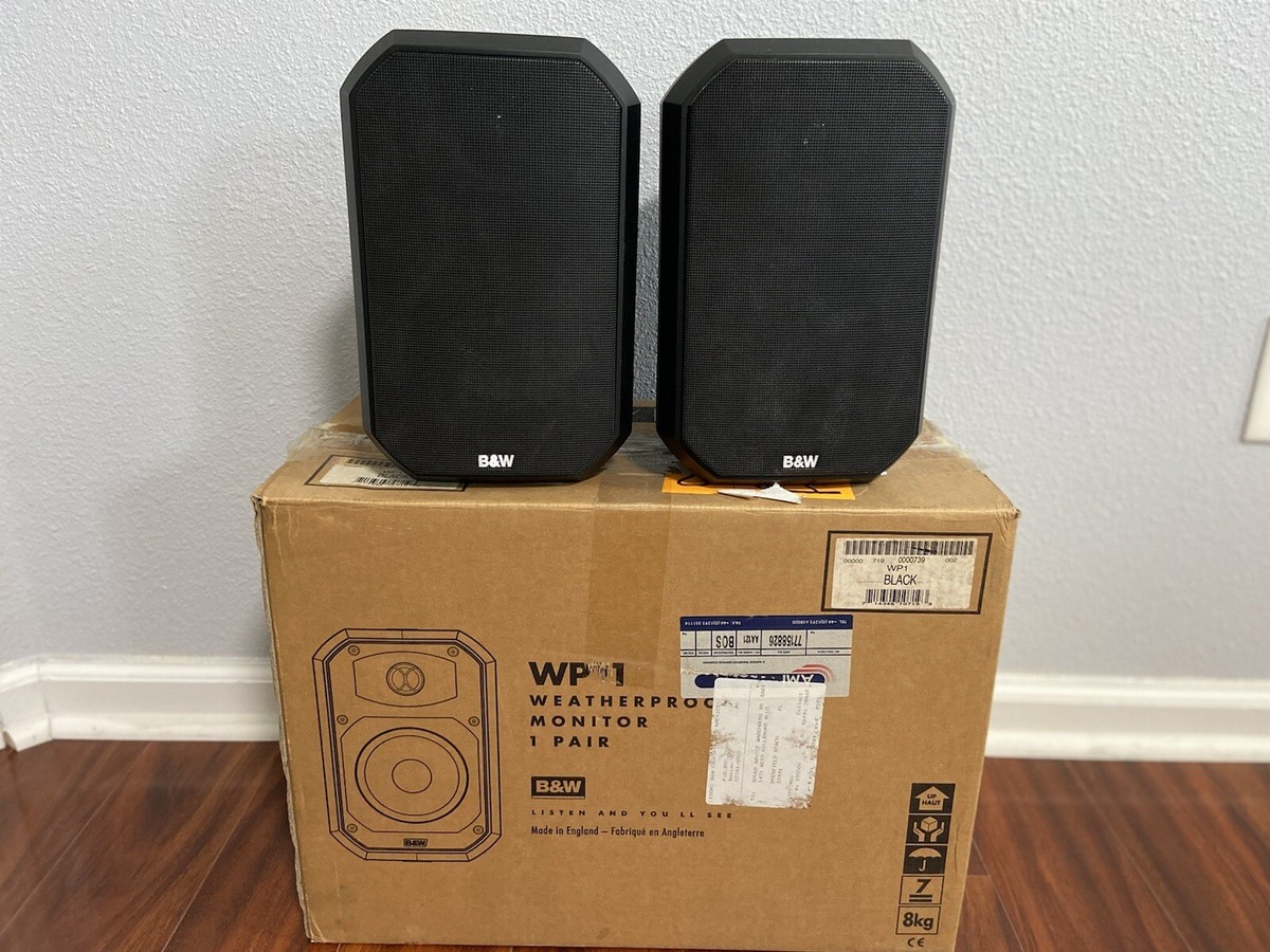 家電 B&W Bowers
 & Wilkins 705 S2 B&W Bowers & Wilkins WP 1 Black Indoor/ Outdoor Speakers Pair (No