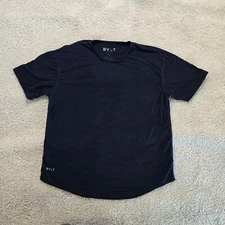 BYLT Basics Mens Lux Performance Workout Gym Shirt XXL 2XL Navy Blue 