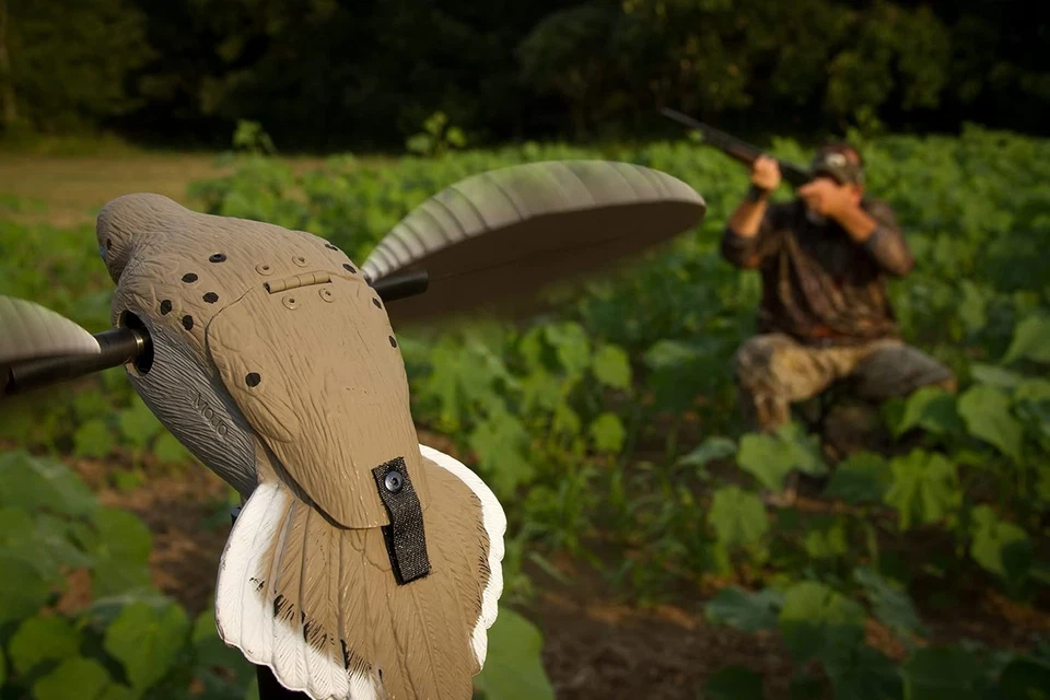 Mojo Outdoors Voodoo Dove Decoy - Motion Dove Decoy for Hunting, Multicolor - Image 4 of 4
