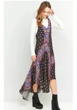 Free People Faithfully Yours Slip Dress Sz Small Boho Hippie Vibes