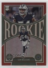 2022 Panini Chronicles Legacy Update Rookies Red Prizm 55/99 Sam Williams 2o0
