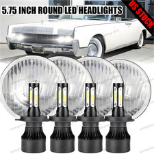 4pcs 5-34 5.75 Led Headlights Hilow Wdrl For Lincoln Continental 1958-1979