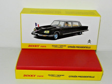 DINKY  1435 Voiture Citroen DS presidentielle boite avec couvercle et cale rouge