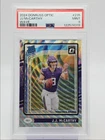 J.J. MCCARTHY 2024 DONRUSS OPTIC RATED ROOKIE WAVE PRIZM RC /300 PSA 9 Q0004