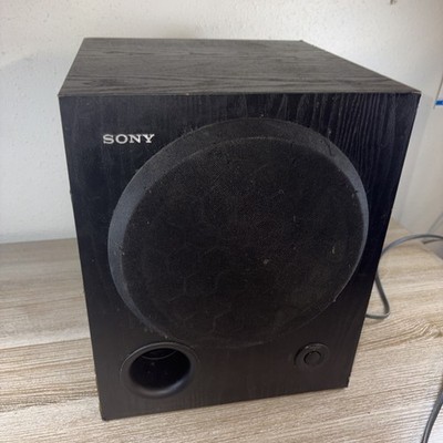 Sony Powered Subwoofer SA-WM250 Black Wood Grain Audio Something Rattling Inside