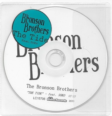 THE BRONSON BROTHERS - the tide   -  1 Track Promo CD