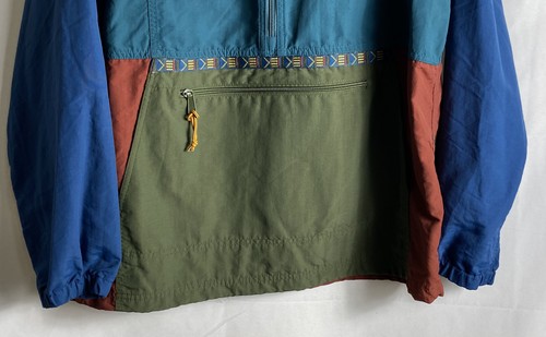 L.L. Bean Men's Mountain Classic Full-Zip Colorblock Windbreaker Jacket Sz L - Picture 5 of 6