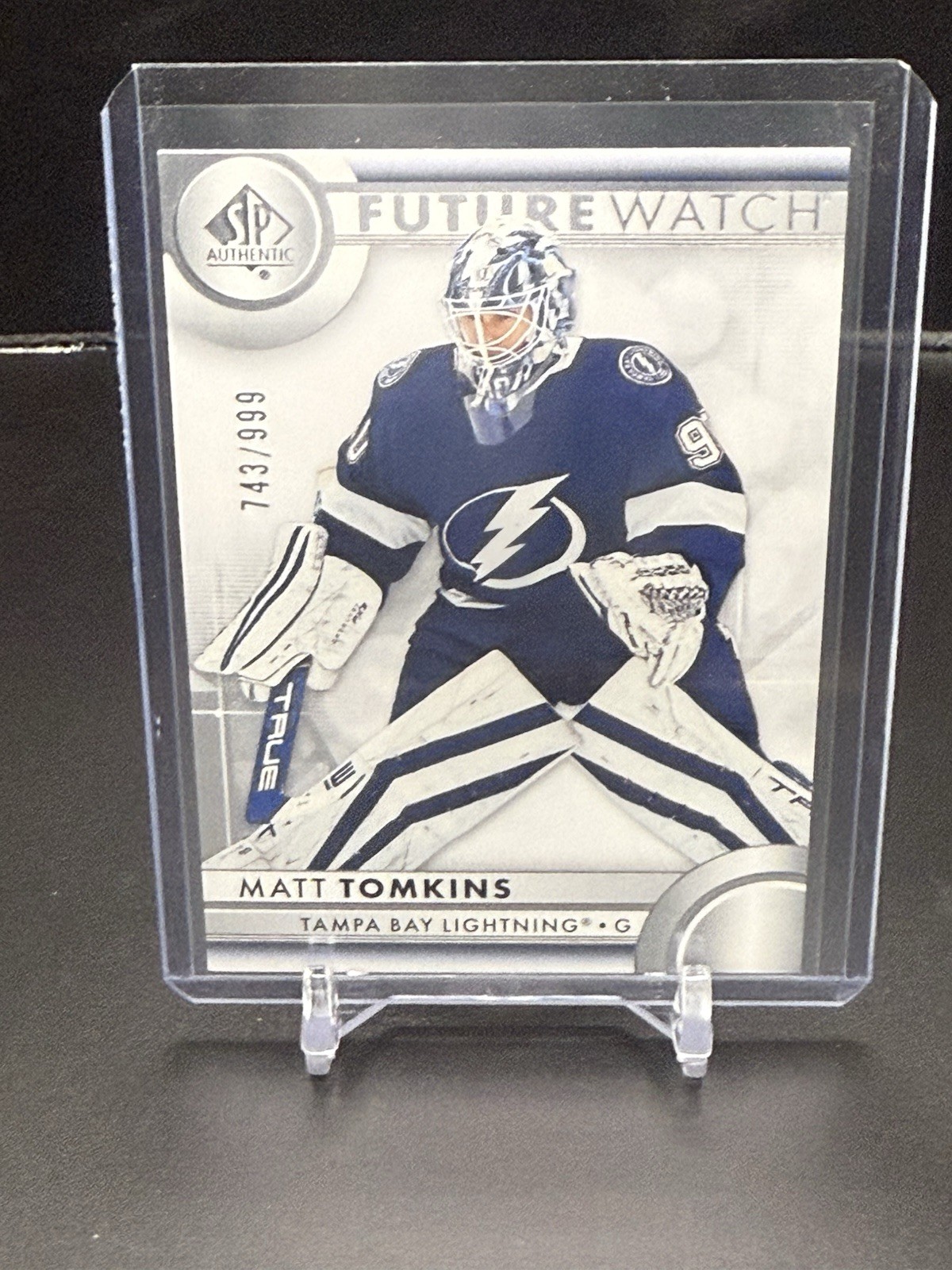 2023-24 SP Authentic Rookie Future Watch Matt Tomkins /999 Lightning #164