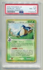 2006 POKEMON EX DRAGON FRONTIERS SNORLAX #10/101 RARE HOLO FOIL PSA 8 C E2