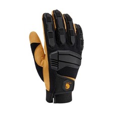 Carhartt Men's Indoor/Outdoor Knuckler Gloves Black/Yellow XL