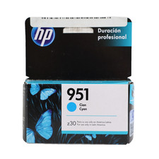 HP 951 Cyan Ink Cartridge, CN050AN for 251 dw, 276 dw MFP, 8100 - N811a EXP 2027