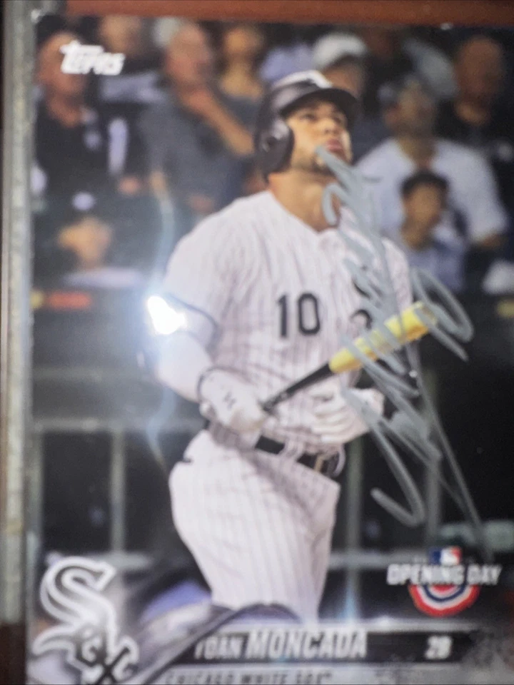 AUTOGRAFIADO COLECCIONABLE 2018 Topps Opening Day - Yoan Moncada #31 Foto 3 de 3