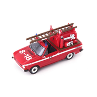 Daf 46 Brandweer 1974 Red 1:43 Autocult Pompieri -D- Neues Modell